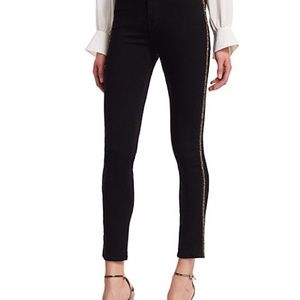 7 For All Mankind Caviar Stripe Aubrey